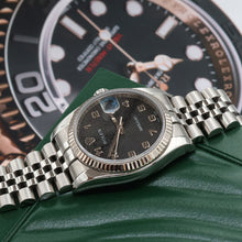 Indlæs billede til gallerivisning Rolex Datejust ref. 116234 Black Arabic Millennary - Jubilee Bracelet - Full set
