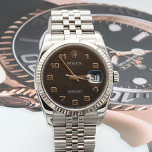 Indlæs billede til gallerivisning Rolex Datejust ref. 116234 Black Arabic Millennary - Jubilee Bracelet - Full set
