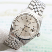 Load image into Gallery viewer, Rolex Datejust ref. 1601 - White Gold Bezel - Silver dial (VI)
