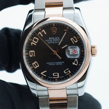 Załaduj obraz do przeglądarki galerii, Rolex Datejust ref. 116201 Concentric Black Dial Oyster bracelet
