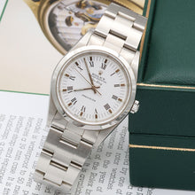 Carica l'immagine nel visualizzatore di Gallery, Rolex Air-King ref. 14000M - White Roman Dial - Oyster - Full Set
