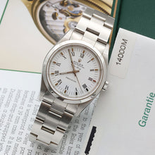 Carica l'immagine nel visualizzatore di Gallery, Rolex Air-King ref. 14000M - White Roman Dial - Oyster - Full Set
