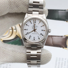 Carica l'immagine nel visualizzatore di Gallery, Rolex Air-King ref. 14000M - White Roman Dial - Oyster - Full Set

