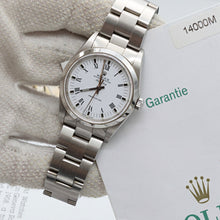 Carica l'immagine nel visualizzatore di Gallery, Rolex Air-King ref. 14000M - White Roman Dial - Oyster - Full Set
