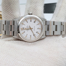 Carica l'immagine nel visualizzatore di Gallery, Rolex Air-King ref. 14000M - White Roman Dial - Oyster - Full Set
