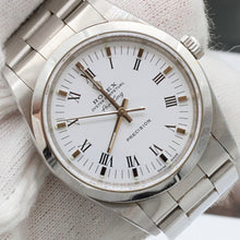 Carica l'immagine nel visualizzatore di Gallery, Rolex Air-King ref. 14000M - White Roman Dial - Oyster - Full Set
