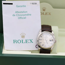 Cargar imagen en el visor de la galería, Rolex Day-Date 36 ref. 118239 Diamonds dial - Leather - Full Set
