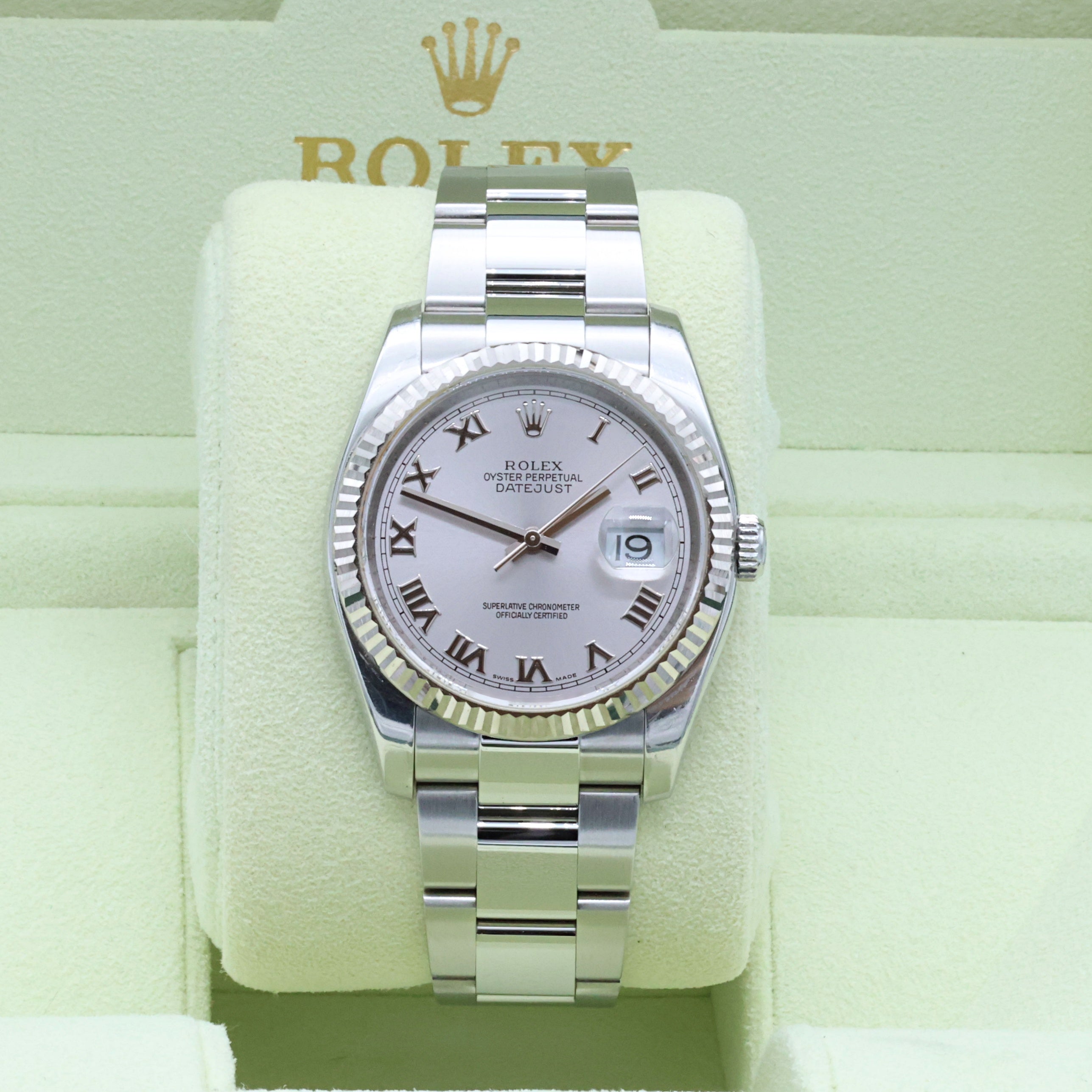 Rolex Datejust ref. 116234 Silver Roman Dial - Oyster Bracelet