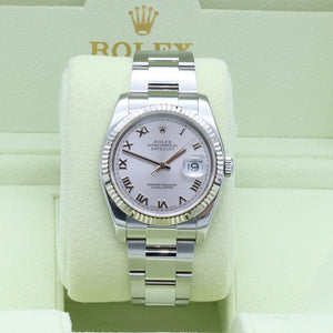 Rolex Datejust ref. 116234 Silver Roman Dial - Oyster Bracelet