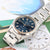 Rolex Air-King ref. 14000 Blue Arabic Dial 3-6-9 - Full Set