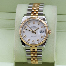 Load image into Gallery viewer, Rolex Datejust ref. 116233 White Dial with Diamonds - Full Set

