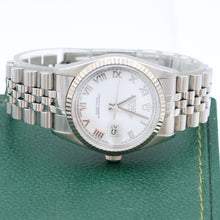 Załaduj obraz do przeglądarki galerii, Rolex Datejust 36 ref. 16234 White Roman (Big) Dial - Full Set
