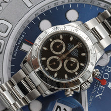 Charger l'image dans la galerie, Rolex Daytona ref. 116520 Black Dial - Short Clasp - Full Set
