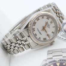 Załaduj obraz do przeglądarki galerii, Rolex Datejust 36 ref. 16234 White Roman (Big) Dial - Full Set

