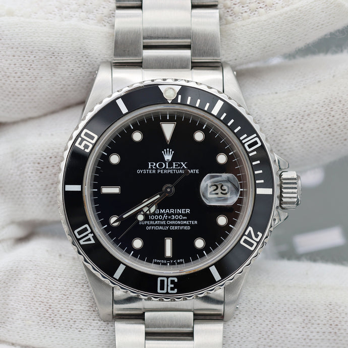 Rolex Submariner ref. 16800 - Oyster Bracelet - Rolex Service Card