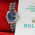 Rolex Lady-Datejust ref. 69174 - Blue Roman Dial Jubilee bracelet - Full Set