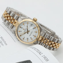Load image into Gallery viewer, Rolex Datejust 31 ref. 6827 White Roman Dial - Jubilee bracelet

