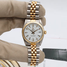 Load image into Gallery viewer, Rolex Datejust 31 ref. 6827 White Roman Dial - Jubilee bracelet
