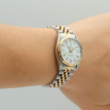 Load image into Gallery viewer, Rolex Datejust 31 ref. 6827 White Roman Dial - Jubilee bracelet
