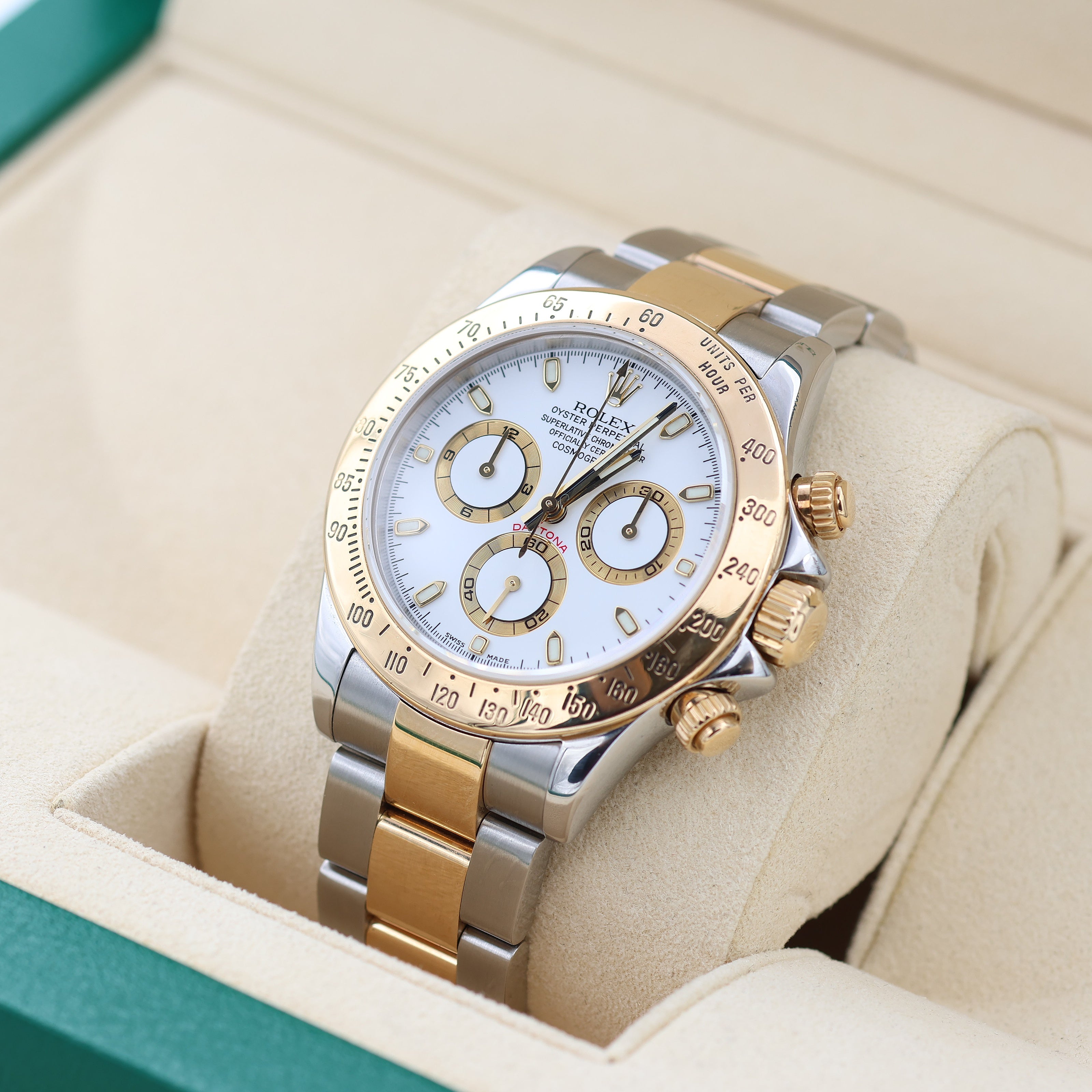 Rolex Daytona 116523 - White Dial - Oyster Bracelet