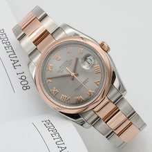Załaduj obraz do przeglądarki galerii, ON SALE: Rolex Datejust ref. 116201 Grey Roman Dial Oyster bracelet
