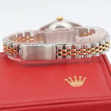 Załaduj obraz do przeglądarki galerii, Rolex Datejust Lady ref. 69173 Steel/Gold - Grey Millennary Diamonds Dial - Full Set
