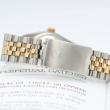 Cargar imagen en el visor de la galería, Rolex Oyster Perpetual Date ref. 15223 White Arabic Dial - Jubilee Bracelet
