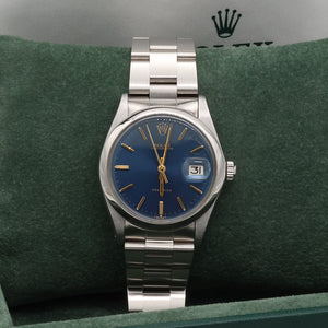Rolex Precision Date ref. 6694 Blue Dial (Golden Indexes) - Oyster bracelet