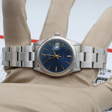 Load image into Gallery viewer, Rolex Precision Date ref. 6694 Blue Dial (Golden Indexes) - Oyster bracelet
