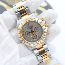 Załaduj obraz do przeglądarki galerii, Rolex Daytona ref. 16523 Steel and Gold Grey Dial Oyster Bracelet
