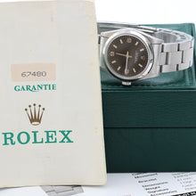 Cargar imagen en el visor de la galería, Rolex Oyster Perpetual Ref. 67480 - Black 3-6-9 Dial - Oyster - Full Set
