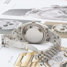 Load image into Gallery viewer, Rolex Datejust ref. 116234 Black Roman Dial - Jubilee - Full Set

