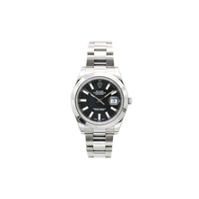 Bild in Galerie-Viewer laden, Rolex Datejust 41 Ref. 116300 Schwarzes Zifferblatt - Austernarmband - Vollständiger Satz
