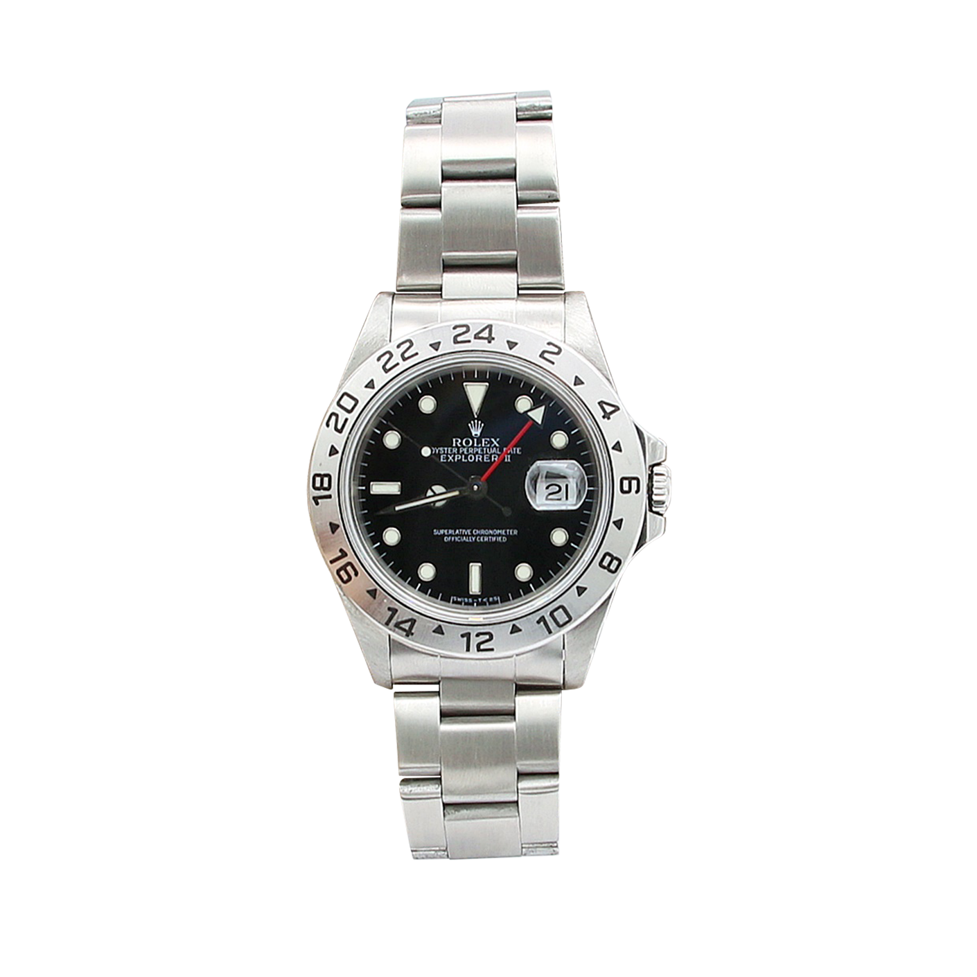 Buy Online Rolex Explorer II 16570 Full Set Black Dial