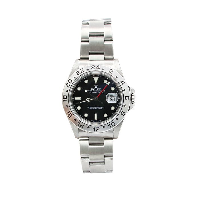 Rolex Explorer II 16570 - Black Dial