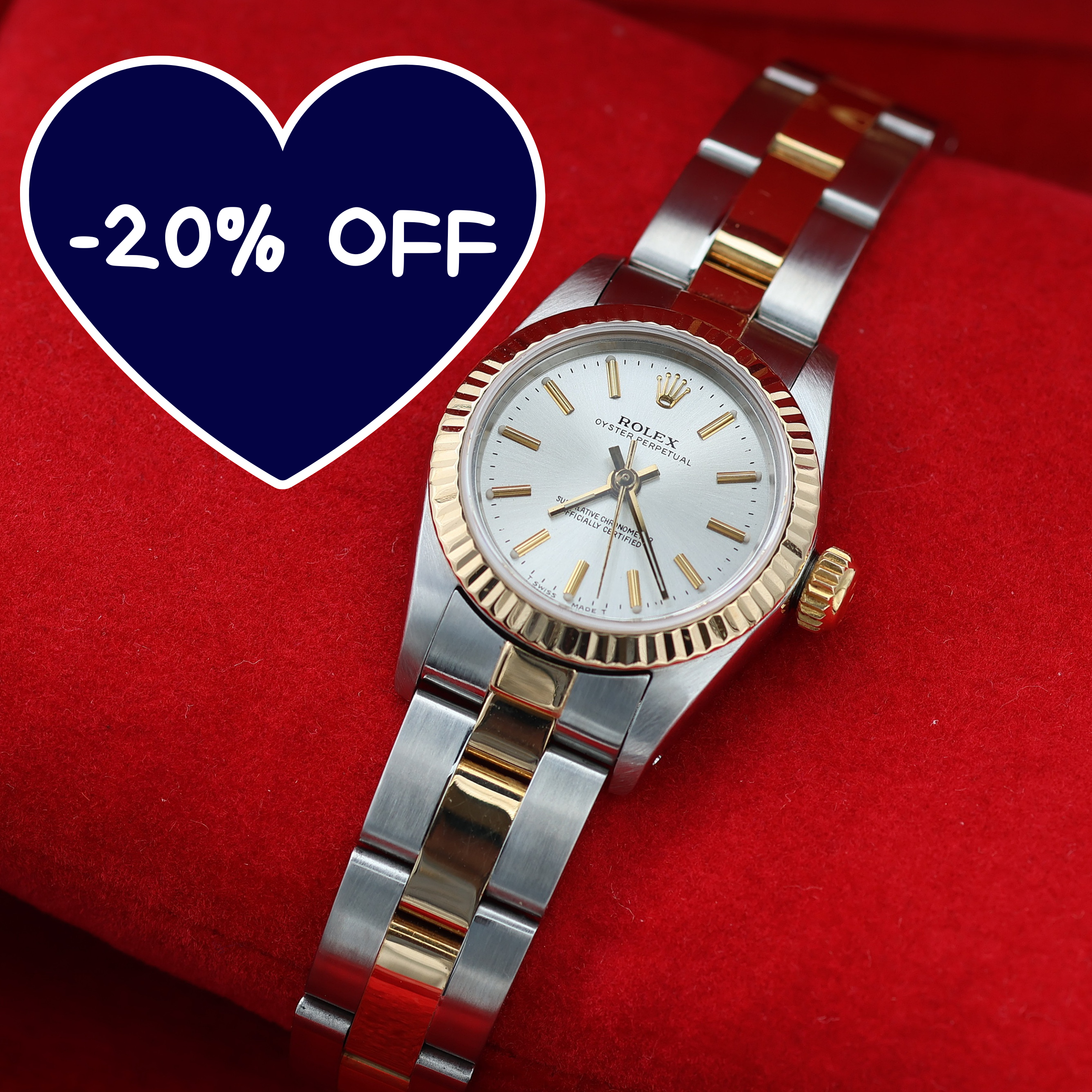 ON SALE: Rolex Oyster Perpetual ref. 67193 Silver dial Oyster bracelet