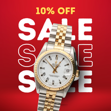 Load image into Gallery viewer, ON SALE: Rolex Datejust 31 Mid-Size ref. 68273 - White Roman Dial
