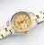 Rolex Datejust Lady ref. 69173 Stahl/Gold – Oyster-Armband – Champagnerfarbenes römisches Zifferblatt