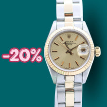 Cargar imagen en el visor de la galería, ON SALE: Rolex Datejust Lady ref. 69173 Steel/Gold - Oyster Bracelet - Champagne Dial
