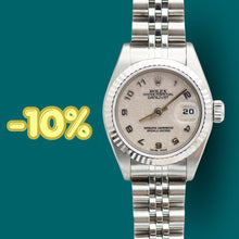 Carica l'immagine nel visualizzatore di Gallery, ON SALE: Rolex Lady-Datejust ref. 69174 - Millennary Dial Jubilee bracelet
