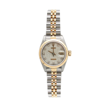 Załaduj obraz do przeglądarki galerii, Rolex Datejust Lady ref. 69173 - Jubilee Bracelet - Silver Millennary Diamonds
