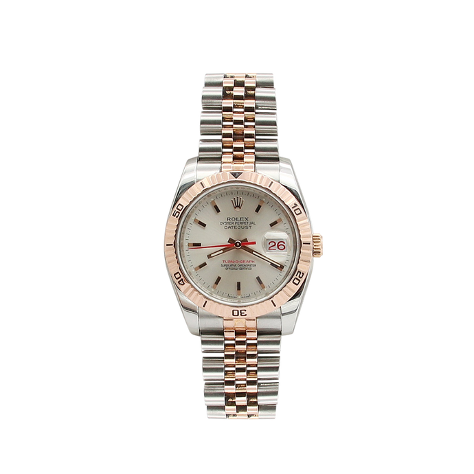 Rolex Datejust Turn-O-Graph ref. 116261 - Rose gold/Steel - Jubilee