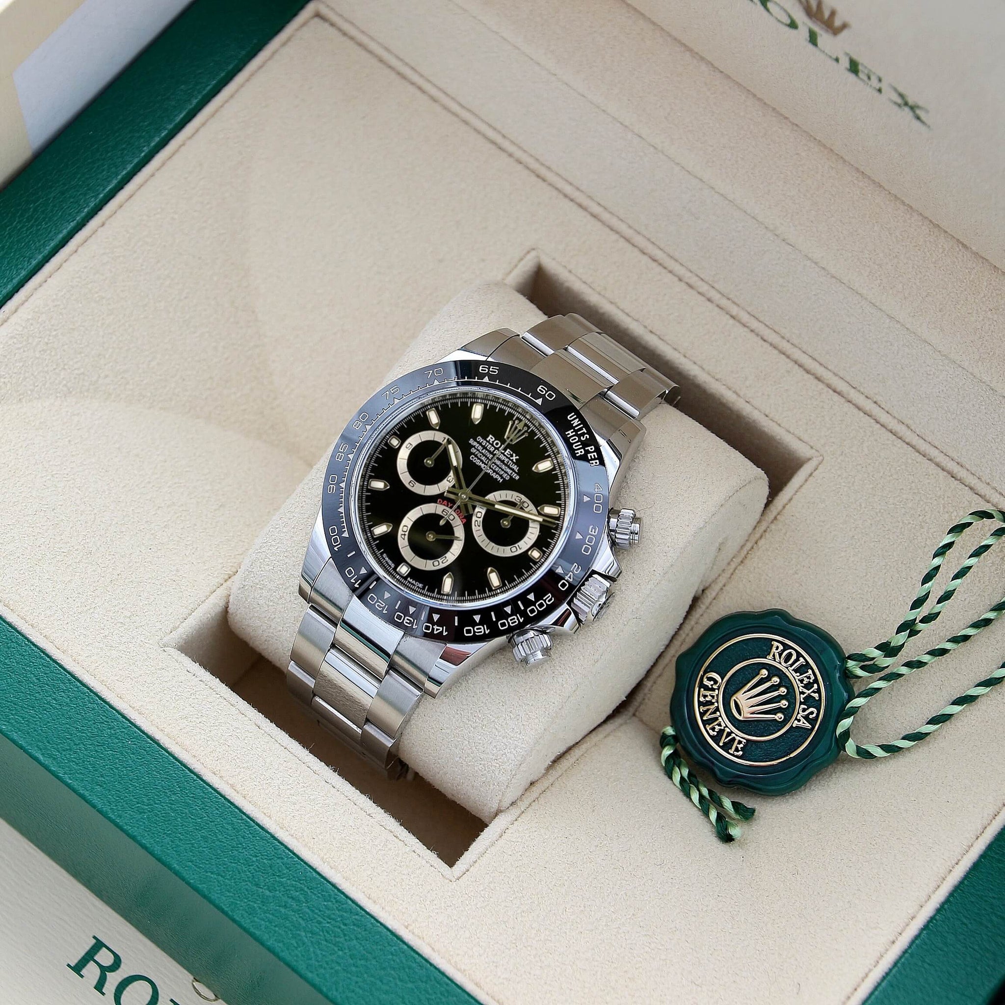 Rolex Daytona 116500LN Black Dial - Full Set – Debonar Watches Sp