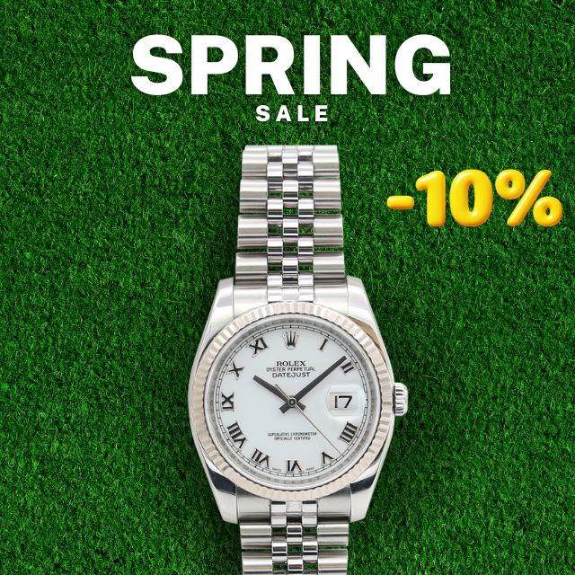 Rolex Datejust Ref. 116234 White Römische Zifferblatt - Jubiläum - Vollständiger Satz