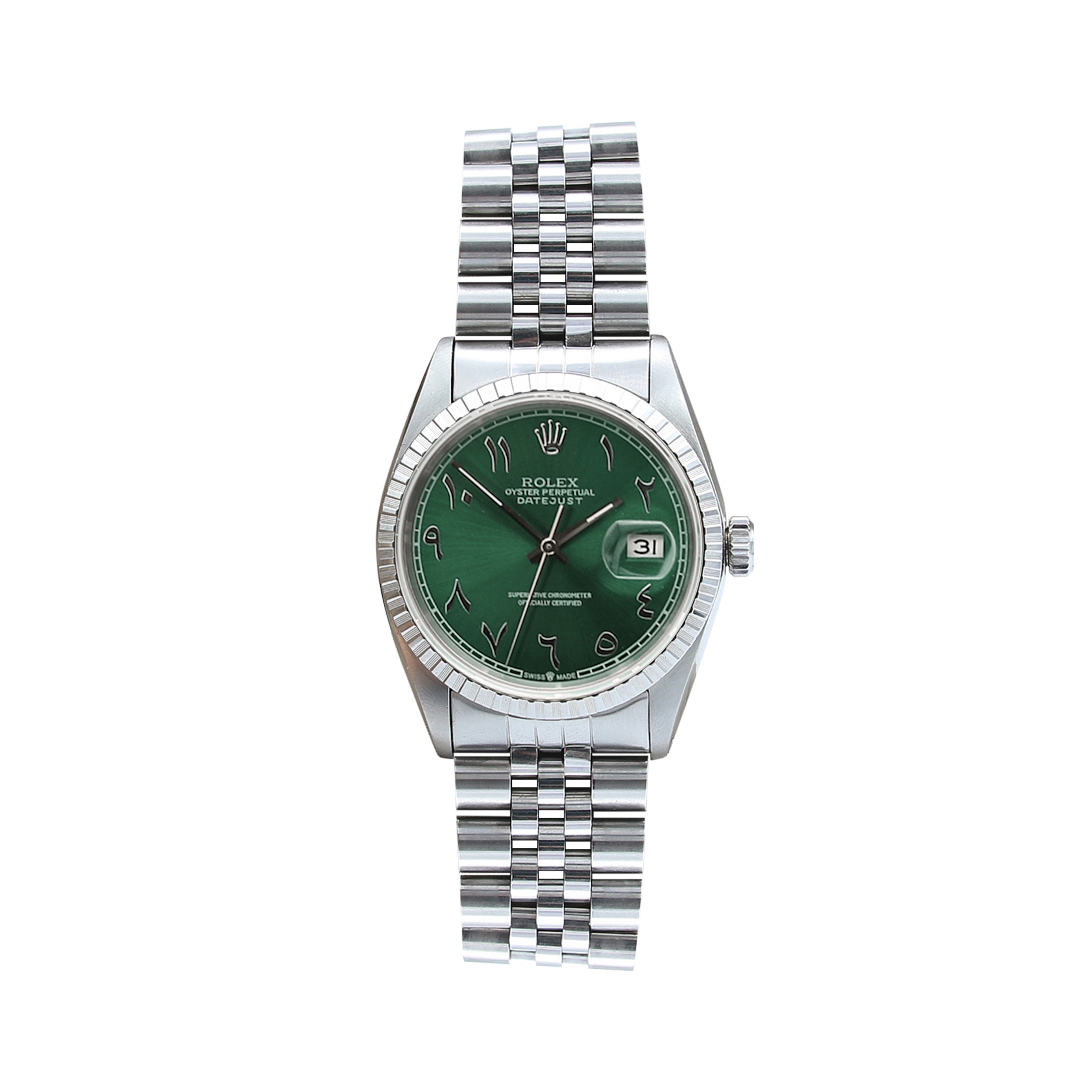 Rolex Datejust ref. 16030 – Jubiläumsarmband – blaues Zifferblatt