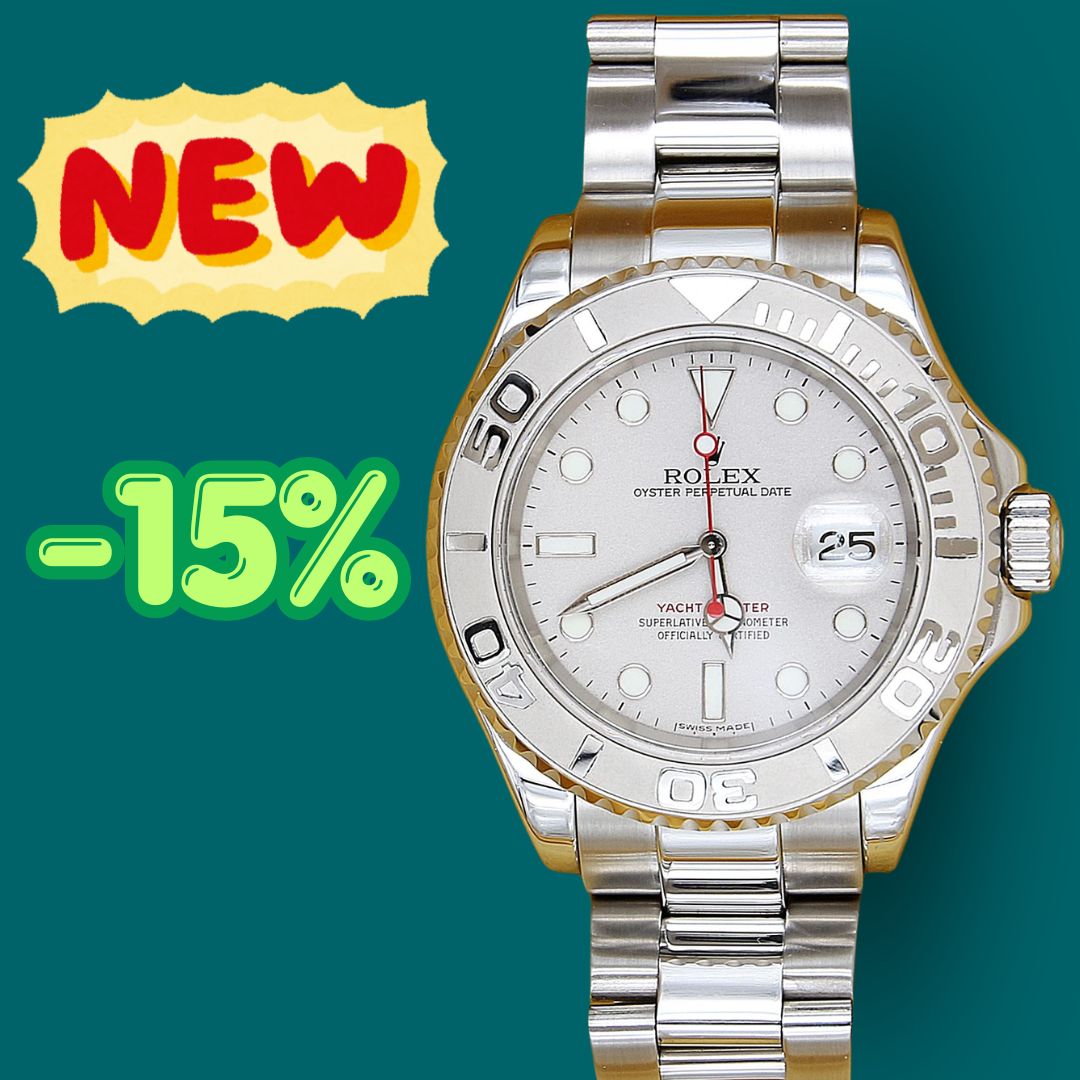 ON SALE: Rolex Yacht-Master 40 ref. 16622 Platinum and Steel - Oyster Bracelet