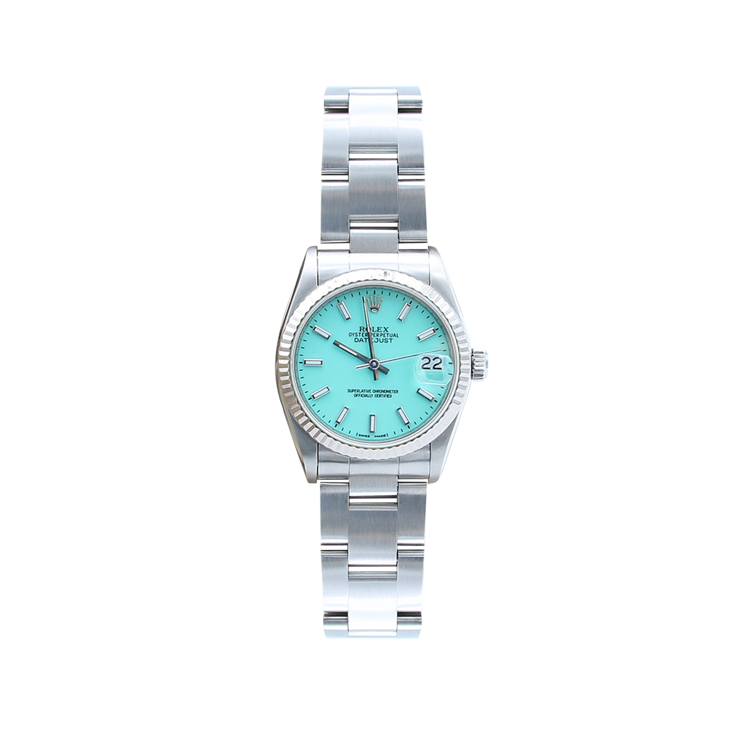 Ladies Rolex Datejust Midsize 31 Steel MOP Diamond Watch 178344 PRE-OW –  Global Timez