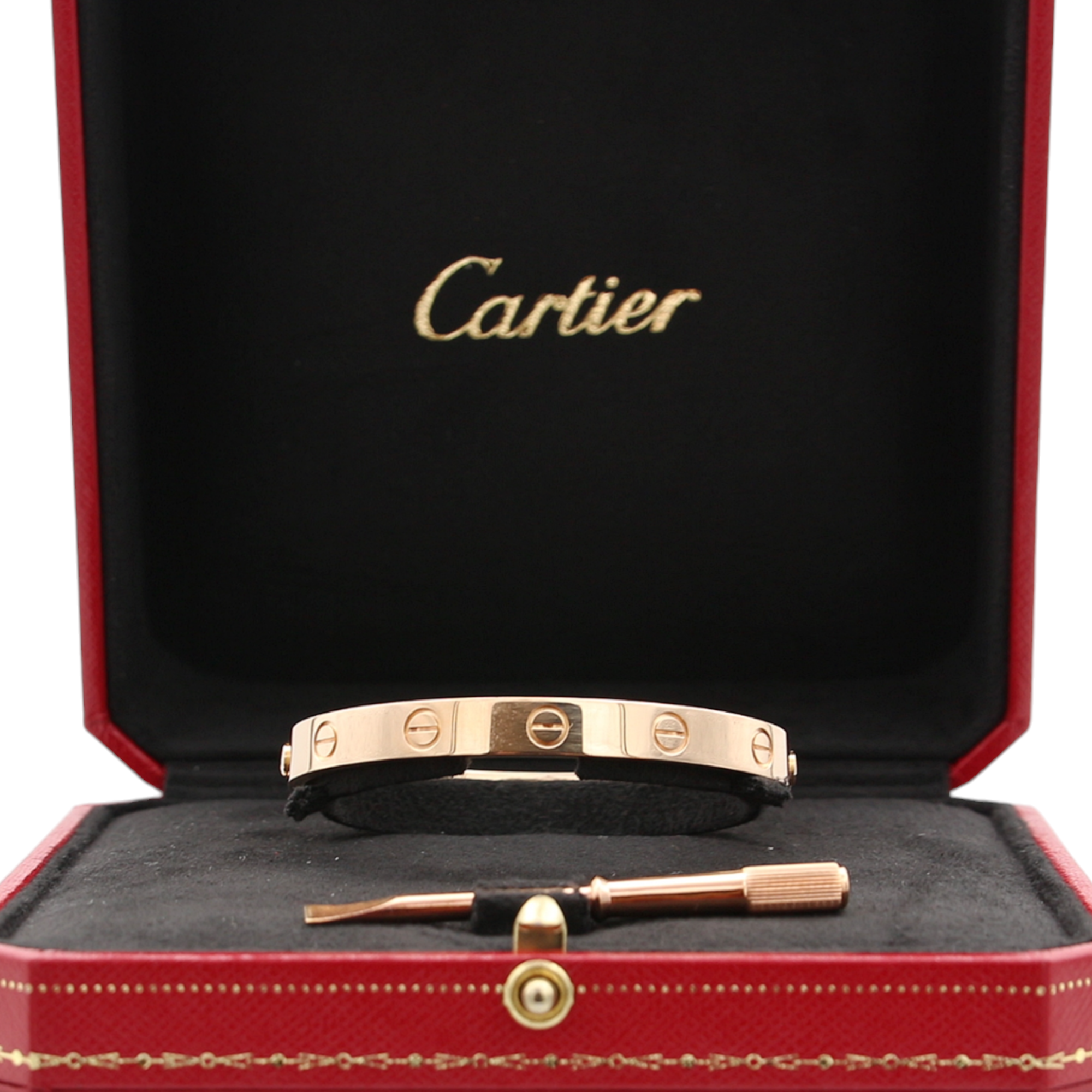 Cartier Love Bracelet 750 YG 29.7g Size 16 With screwdriver