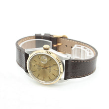 Load image into Gallery viewer, Rolex Datejust 36 ref. 16233 Champagne dial - Leather Strap
