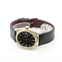 Load image into Gallery viewer, Rolex Datejust 36 ref. 16233 Black dial - Leather Strap

